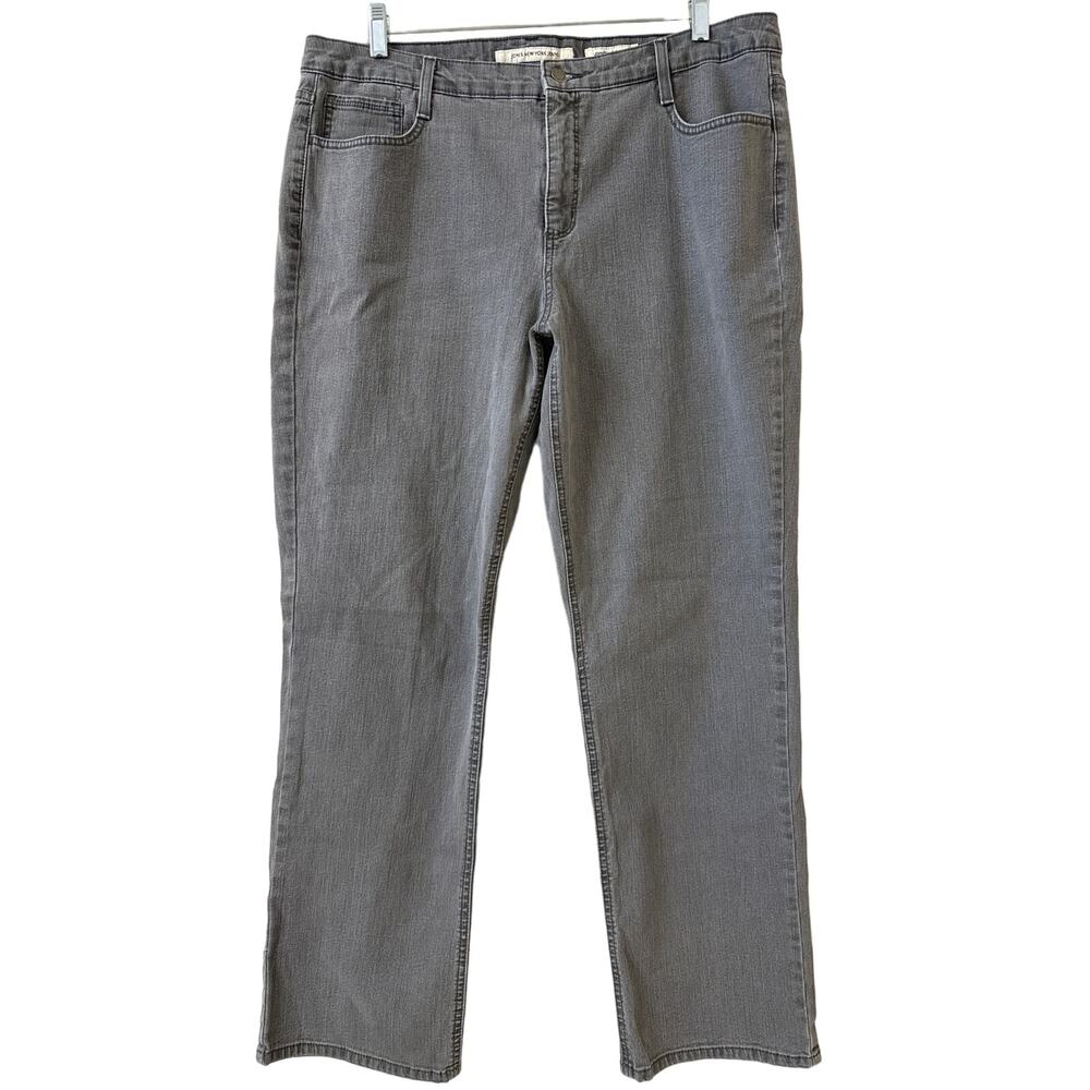 Jones New York Jeans Lexington Street Size 18W Silver Stud Embellished Pockets